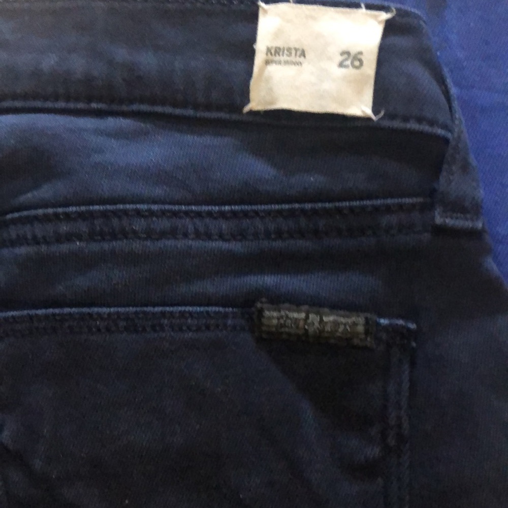 Hudson Krista Super Skinny Tie Dye Jeans 26 - Picture 11 of 12